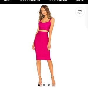 NWT size small bandage two piece set by Superdown from Revolve